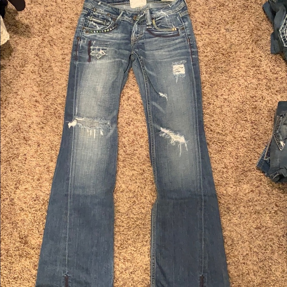 Light blue jeans